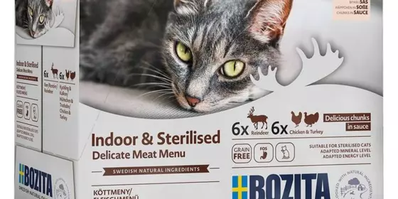 Bozita Cat PB Indoor & Sterilised Häppchen in Soße MP Fleisch 12x85g ansehen
